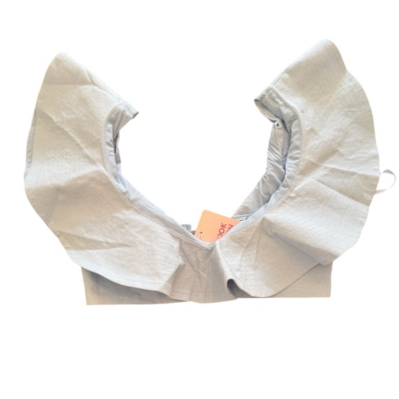 HELLO MOLLY Always Treat Yourself Crop Top Blue - Picture 3 of 5